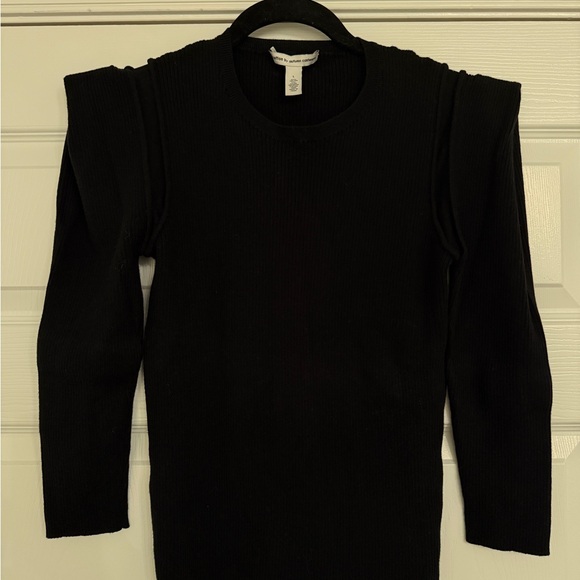 Autumn Cashmere Black Cashmere Sweater - Picture 1 of 5